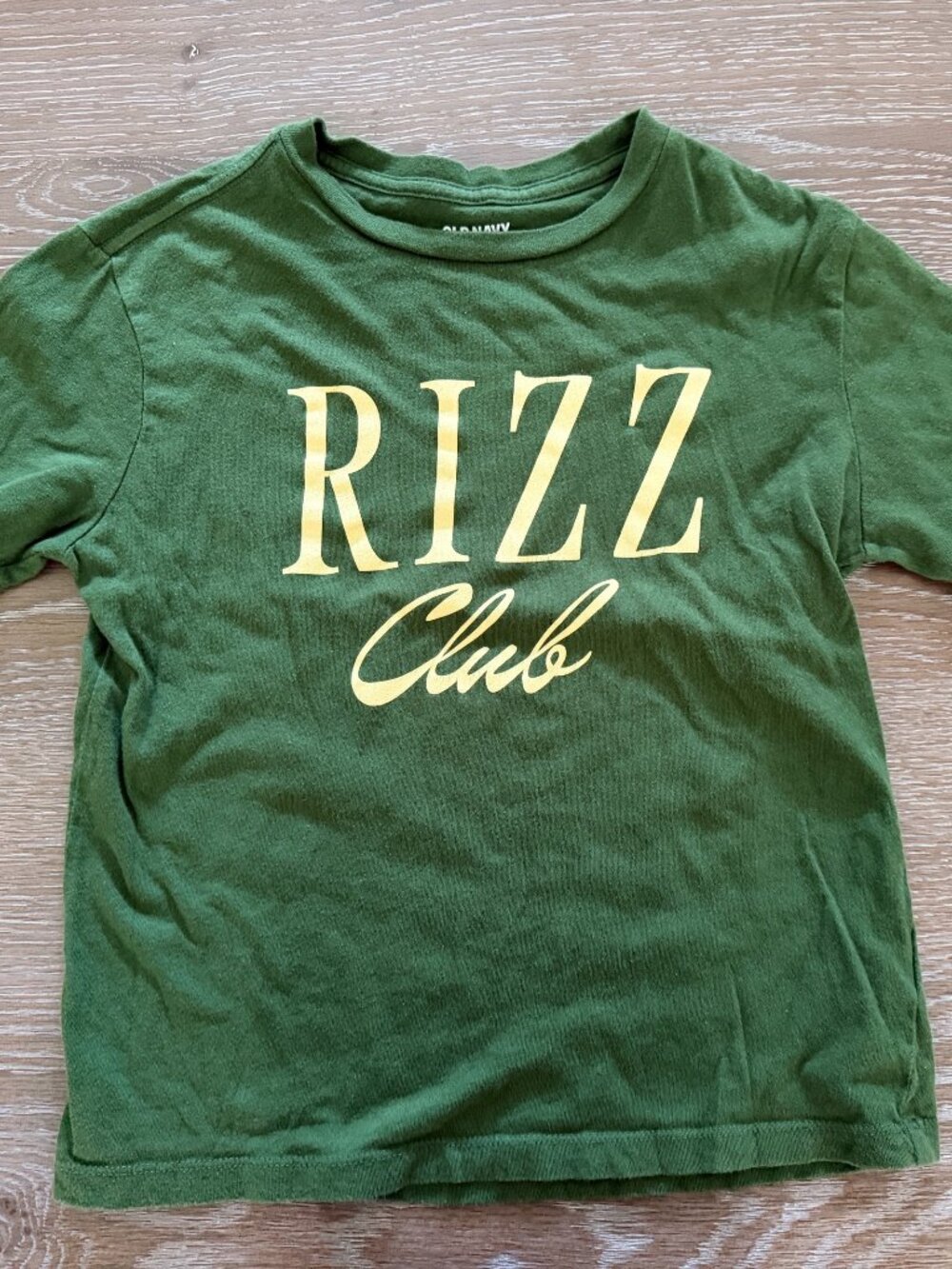 Boys Old Navy Green Rizz Club short sleeve t-shirt tee top size Medium 8